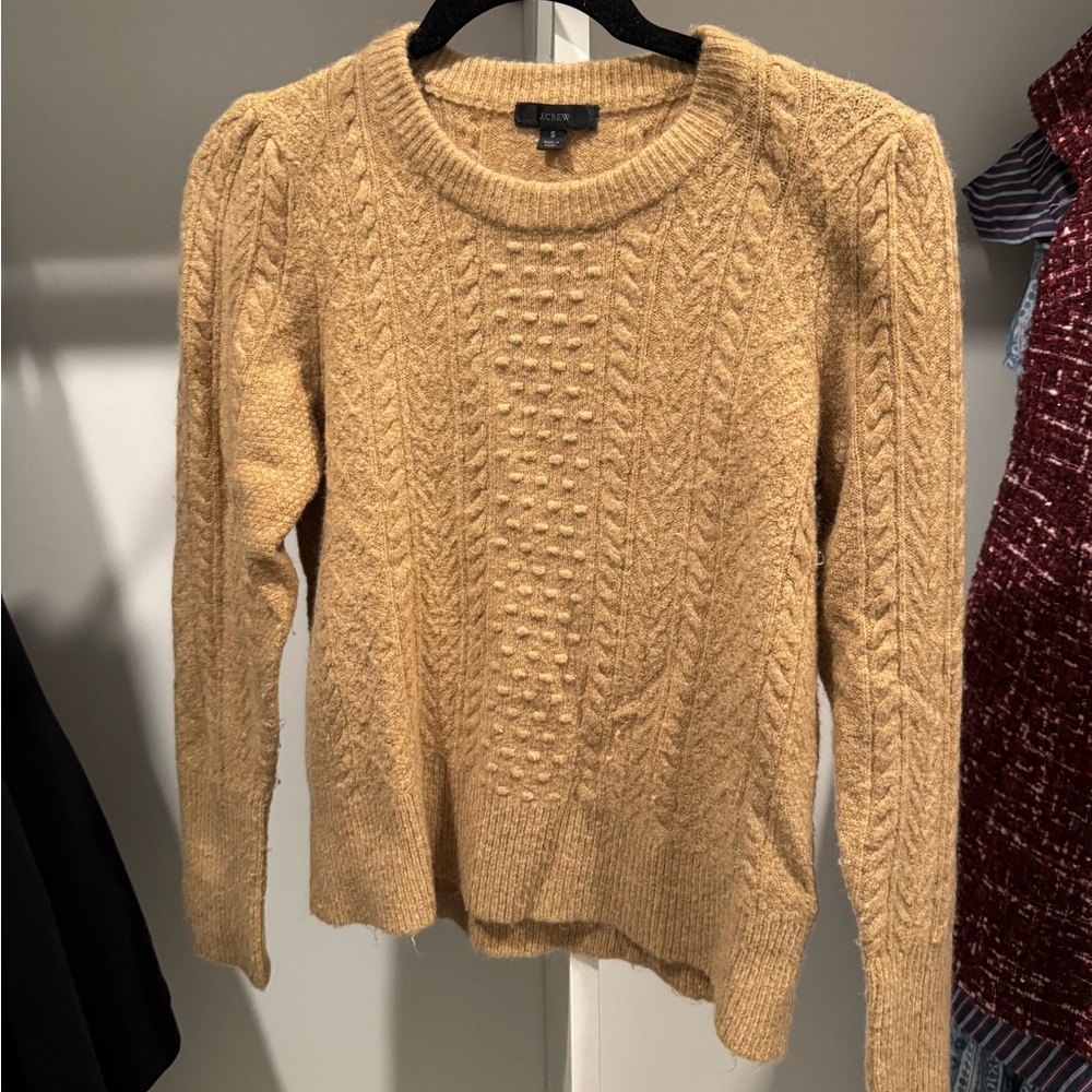 Women’s J. Crew Sweater, Tan, Size Small